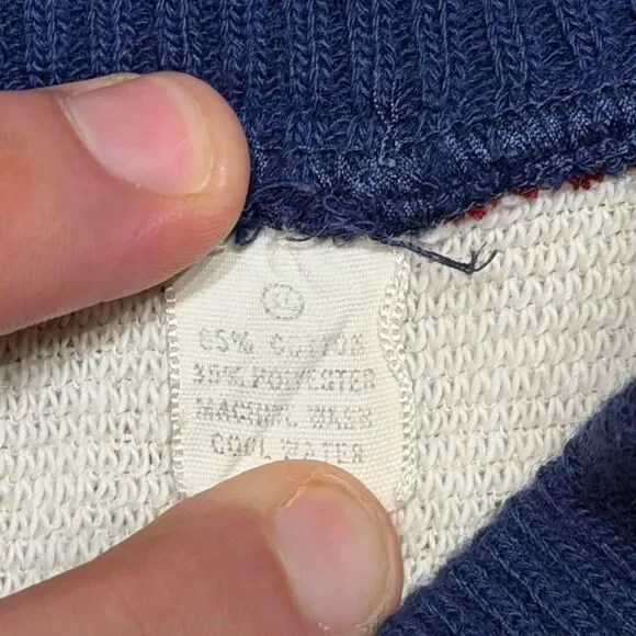 Vintage 60’s Famous Barr St. Louis Terry Cloth V Neck Sweater - Picture 4 of 7